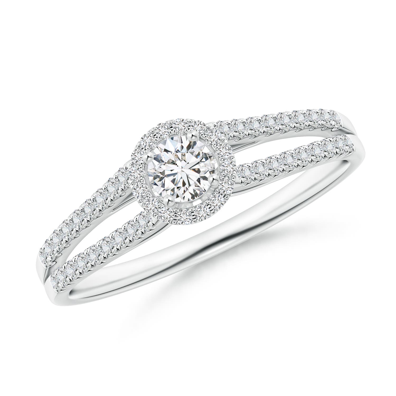 H, SI2 / 0.32 CT / 14 KT White Gold