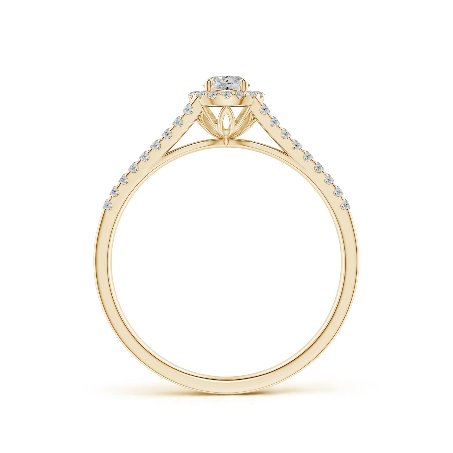 K, I3 / 0.32 CT / 14 KT Yellow Gold