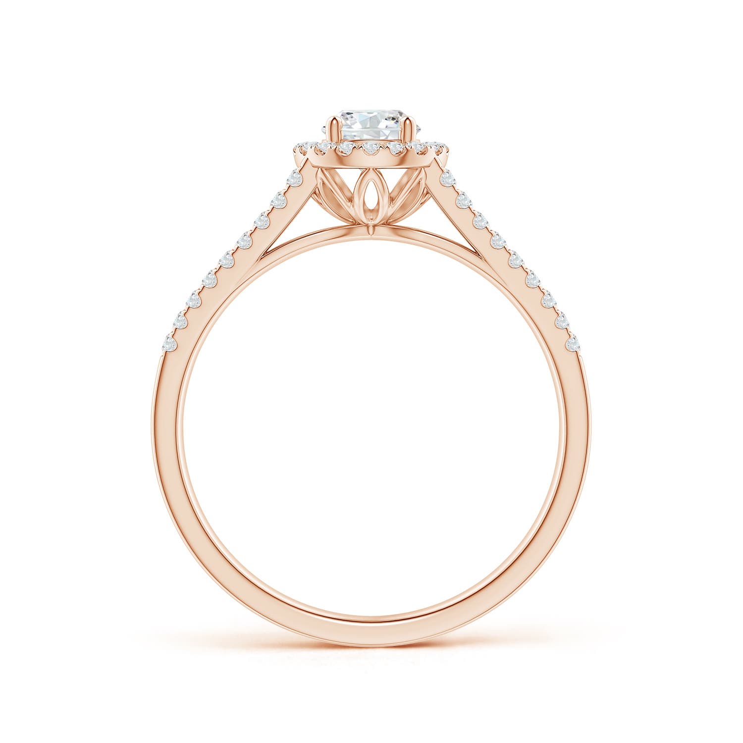 G, VS2 / 0.54 CT / 14 KT Rose Gold