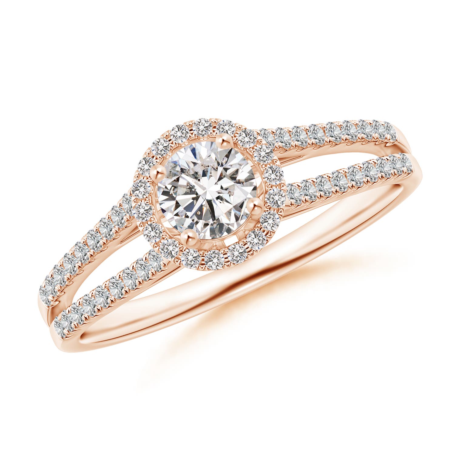 I-J, I1-I2 / 0.54 CT / 14 KT Rose Gold