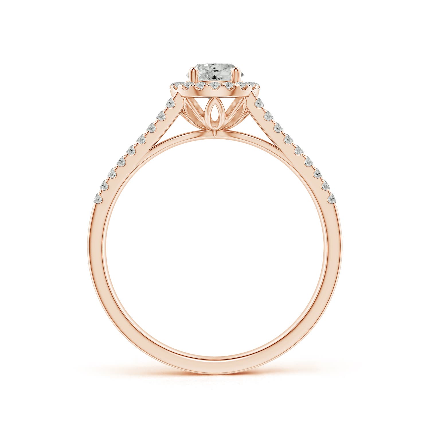 K, I3 / 0.54 CT / 14 KT Rose Gold