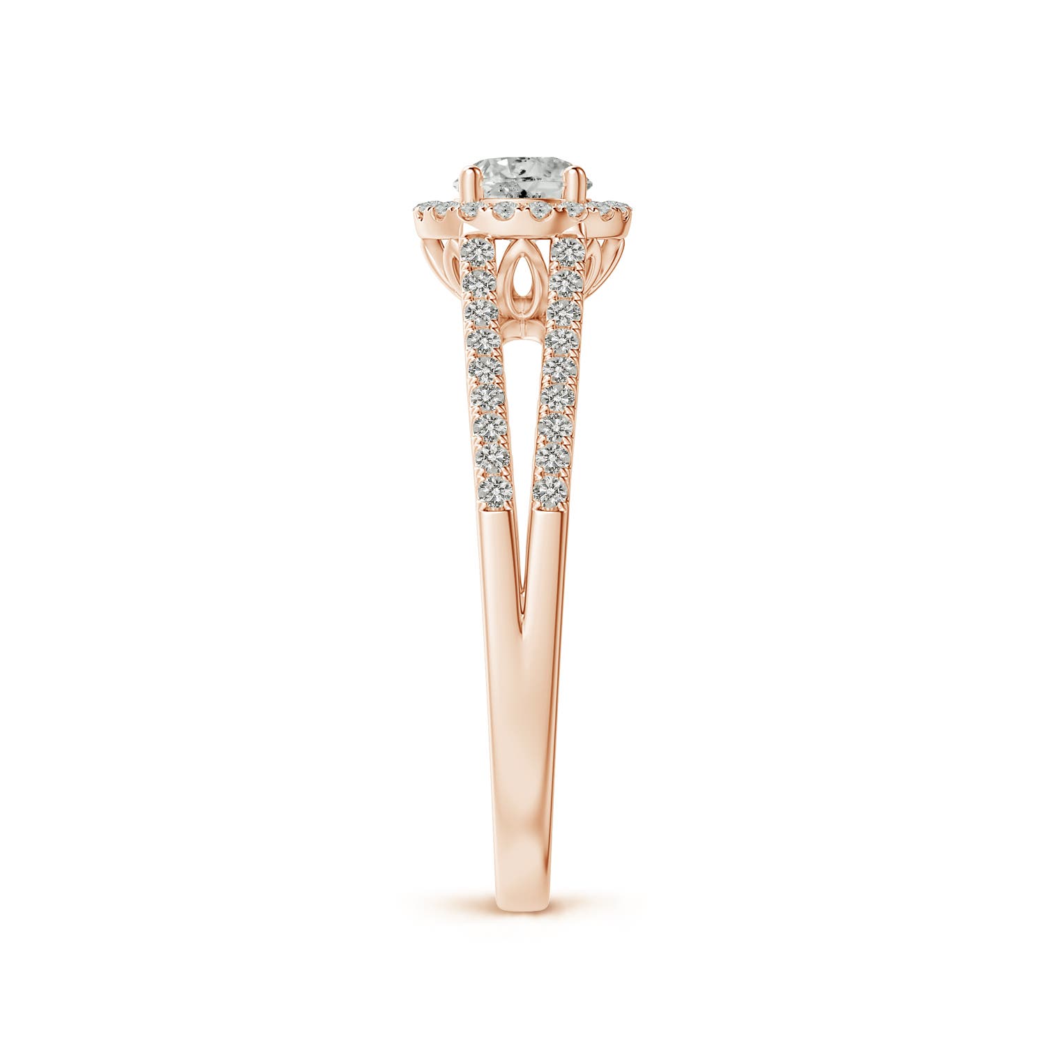 K, I3 / 0.54 CT / 14 KT Rose Gold