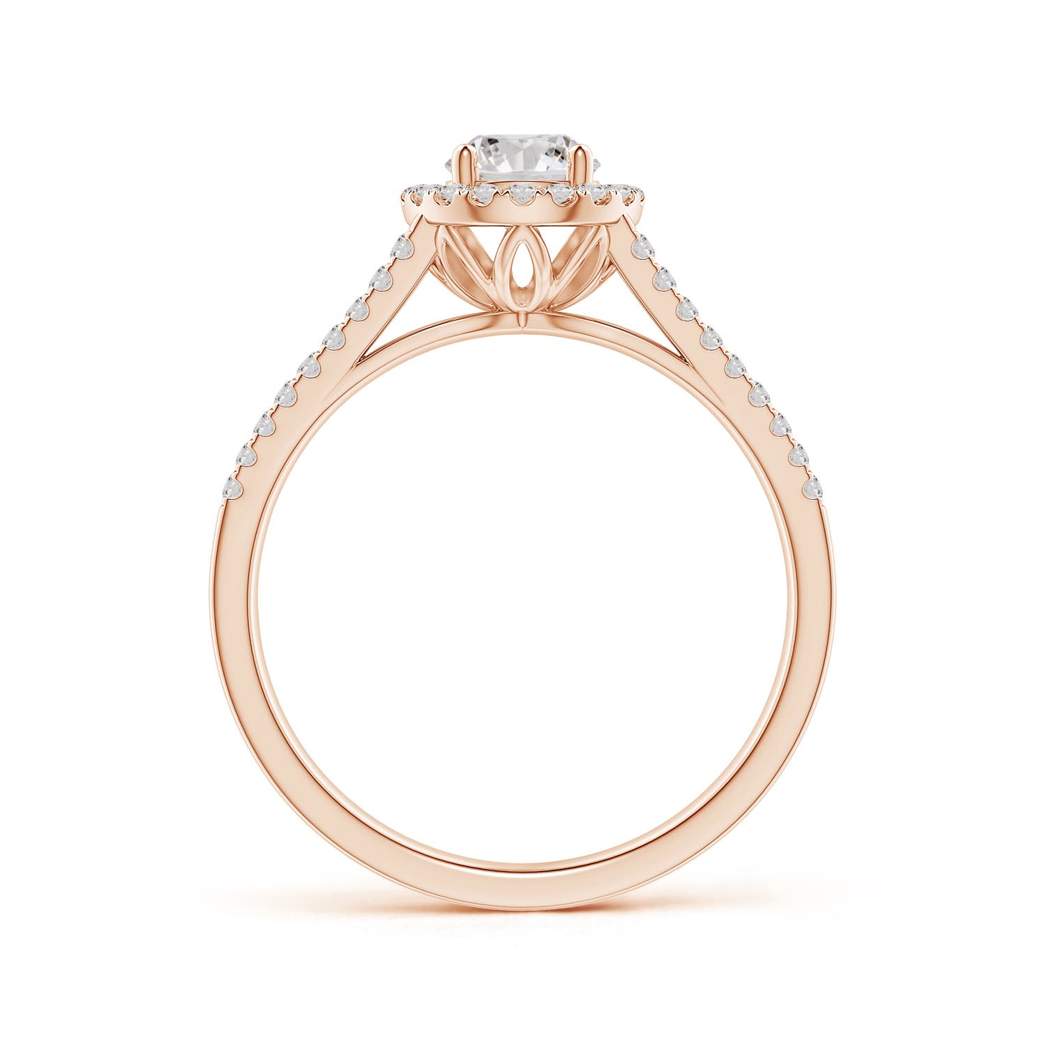 I-J, I1-I2 / 0.9 CT / 14 KT Rose Gold