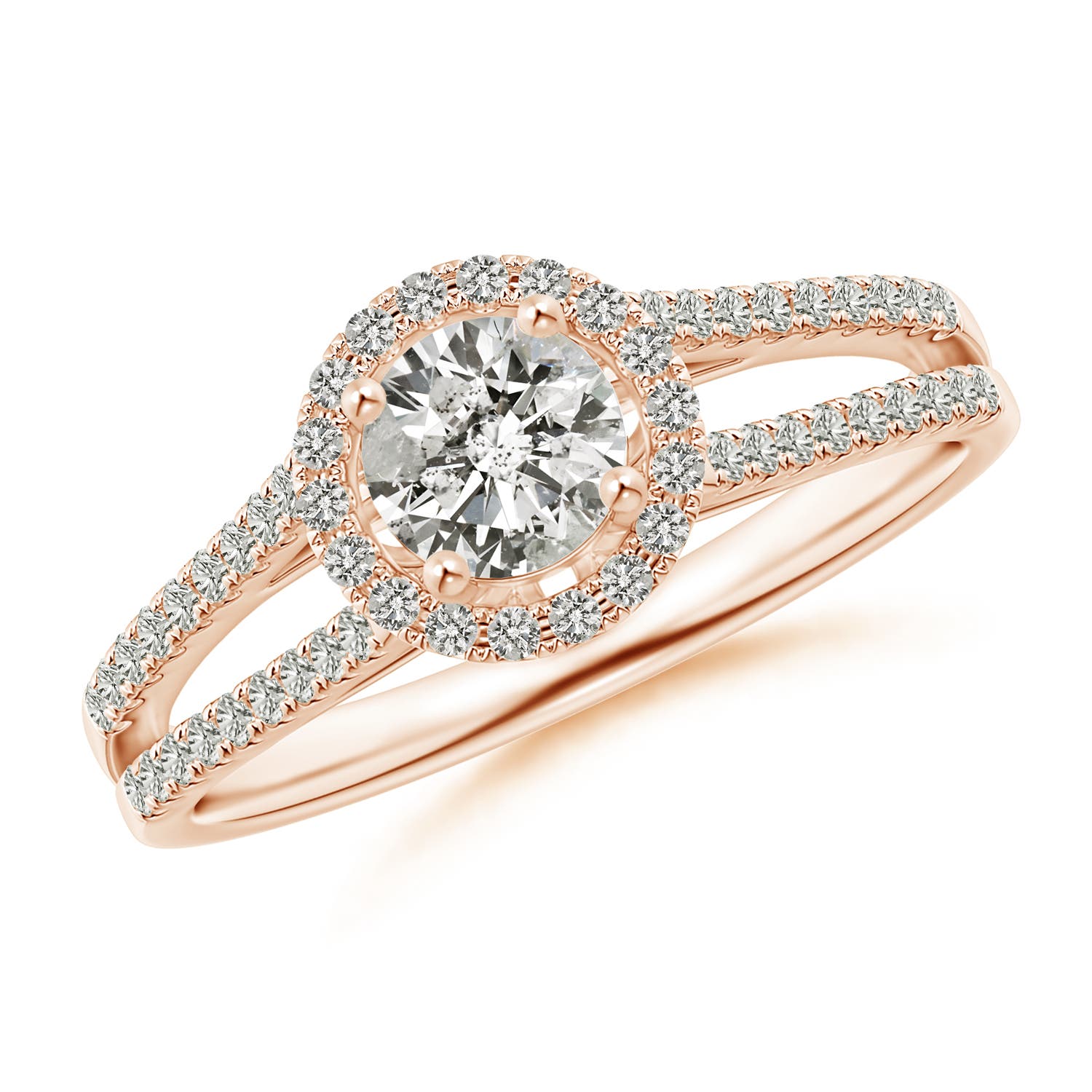 K, I3 / 0.9 CT / 14 KT Rose Gold