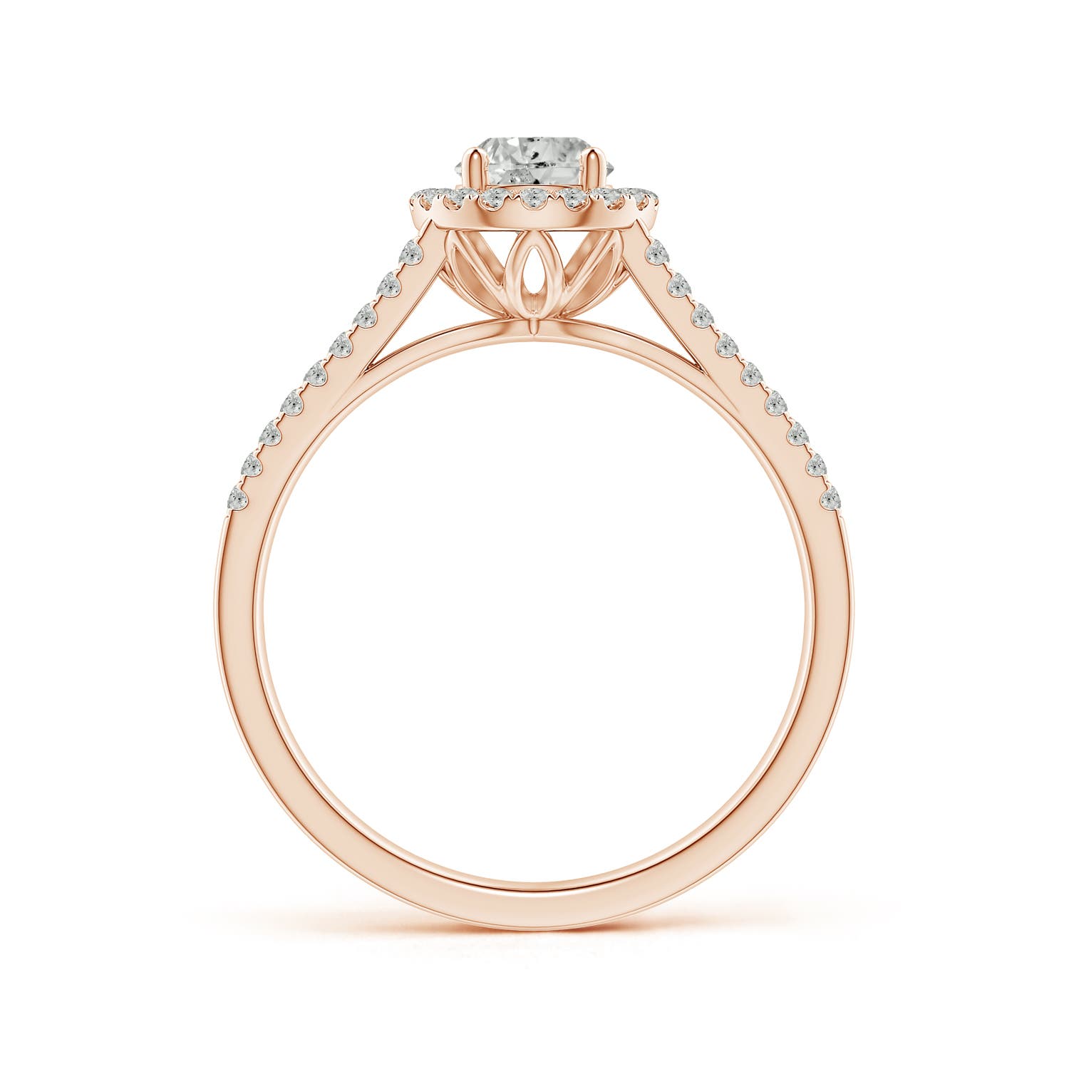 K, I3 / 0.9 CT / 14 KT Rose Gold