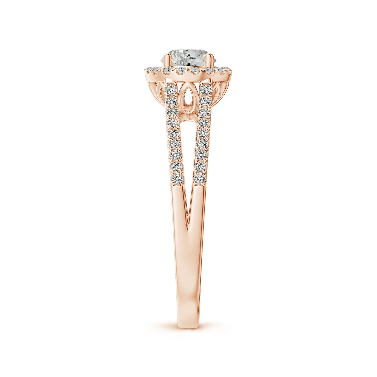 K, I3 / 0.9 CT / 14 KT Rose Gold