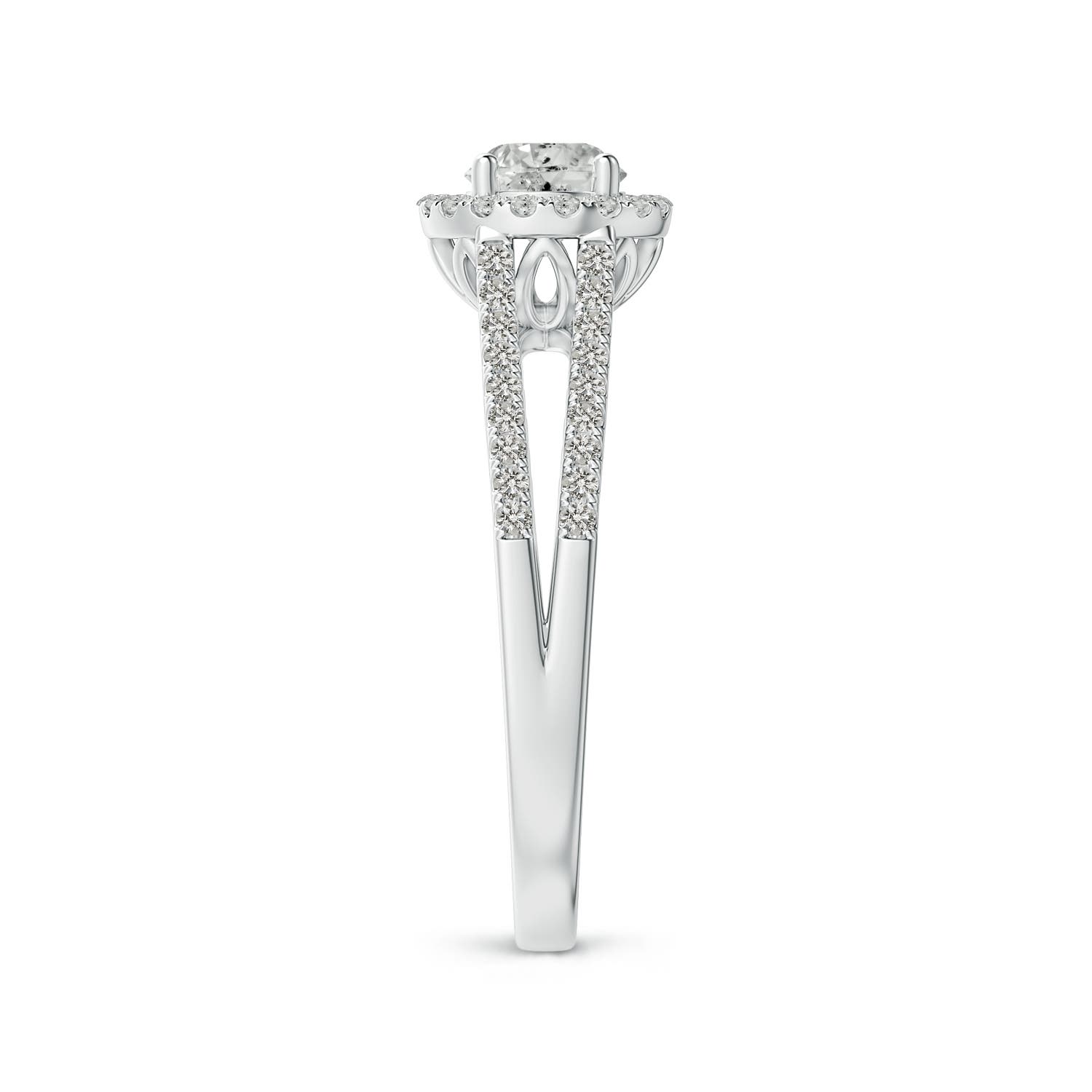 K, I3 / 0.9 CT / 14 KT White Gold