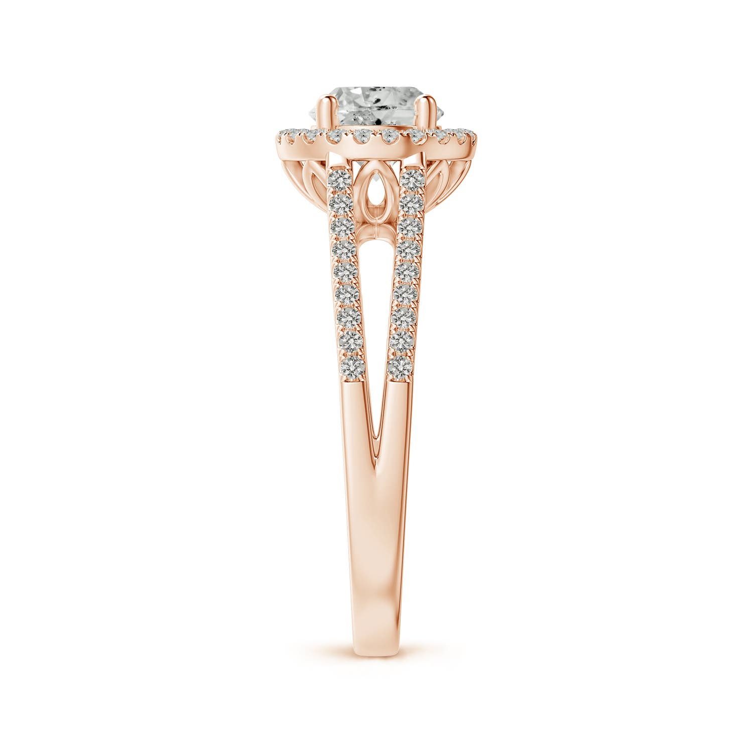 K, I3 / 1.09 CT / 14 KT Rose Gold