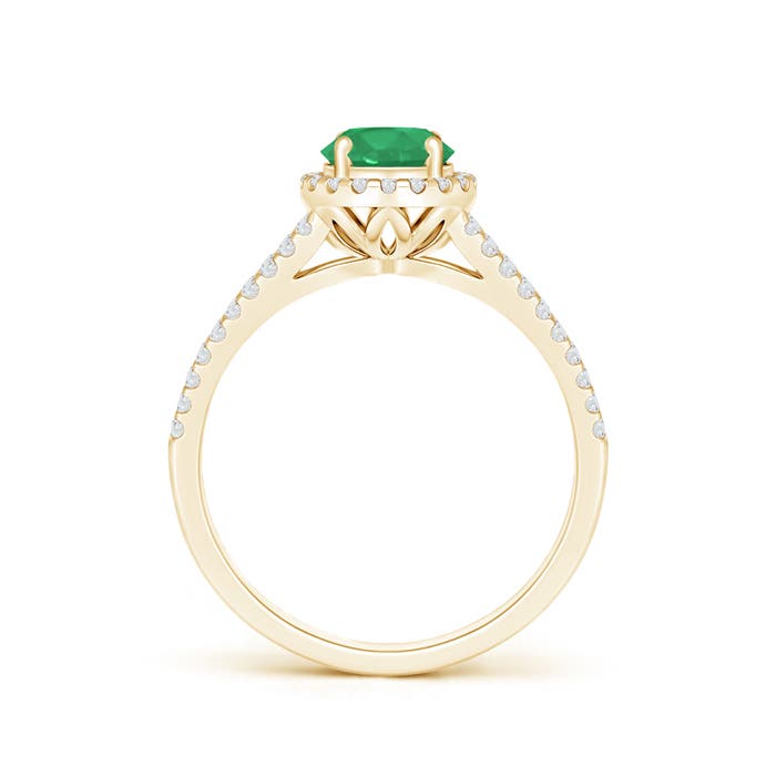 A - Emerald / 1.04 CT / 14 KT Yellow Gold