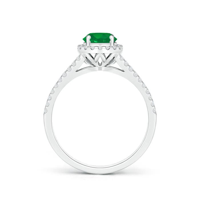 AA - Emerald / 1.04 CT / 14 KT White Gold