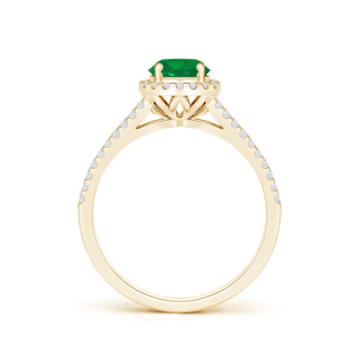 AA - Emerald / 1.04 CT / 14 KT Yellow Gold