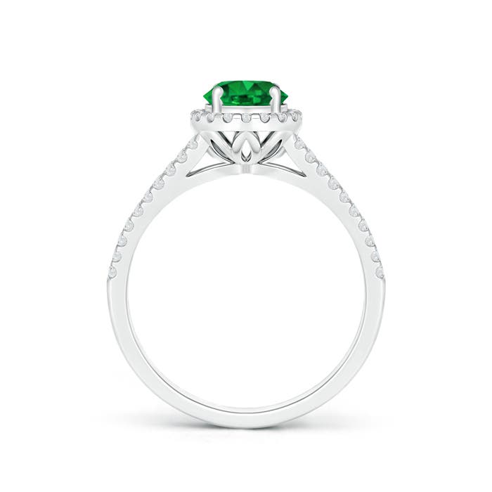 AAAA - Emerald / 1.04 CT / 14 KT White Gold