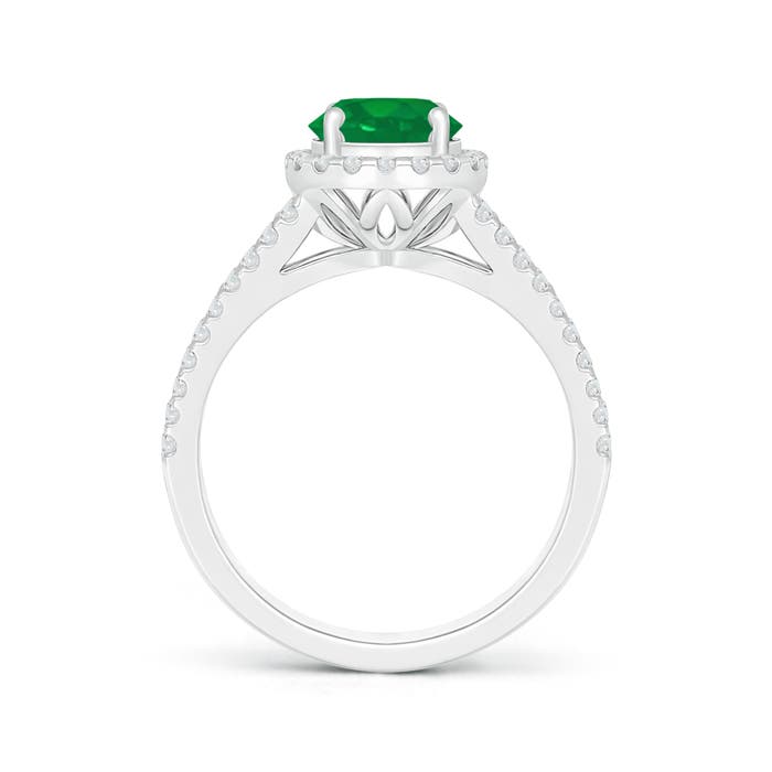 AA - Emerald / 1.66 CT / 14 KT White Gold