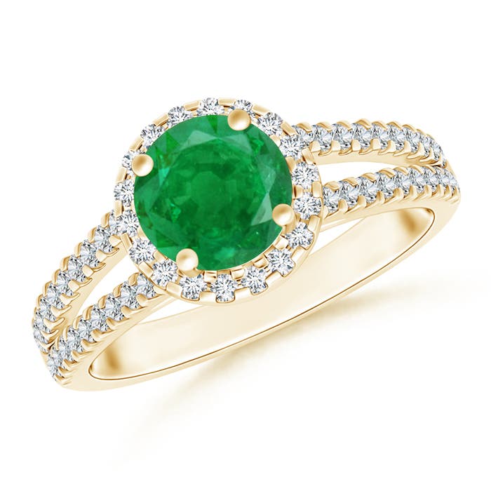 AA - Emerald / 1.66 CT / 14 KT Yellow Gold