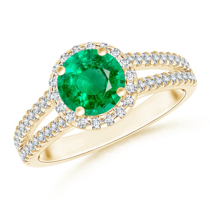 AAA - Emerald / 1.66 CT / 14 KT Yellow Gold