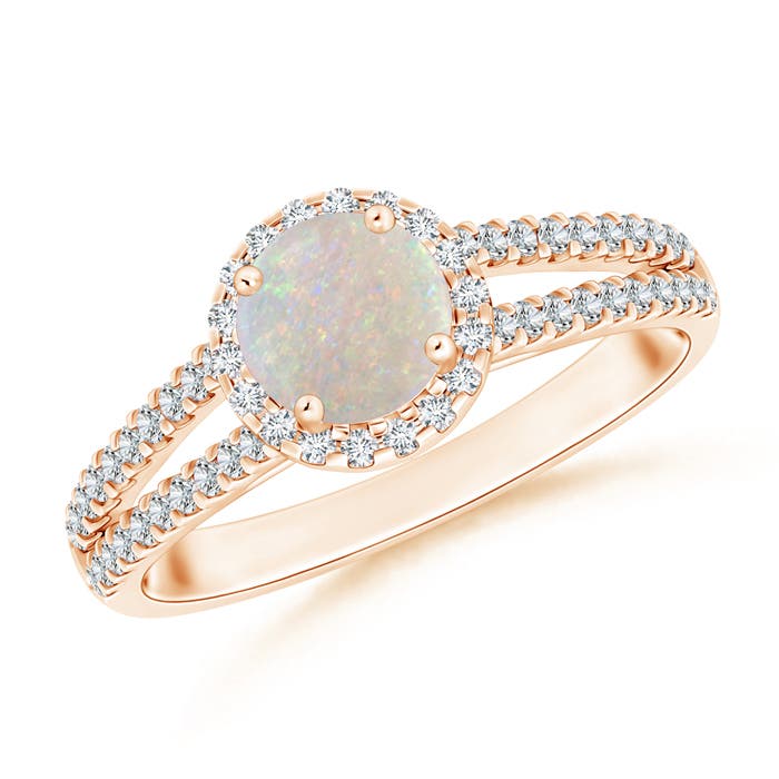 AA - Opal / 0.79 CT / 14 KT Rose Gold