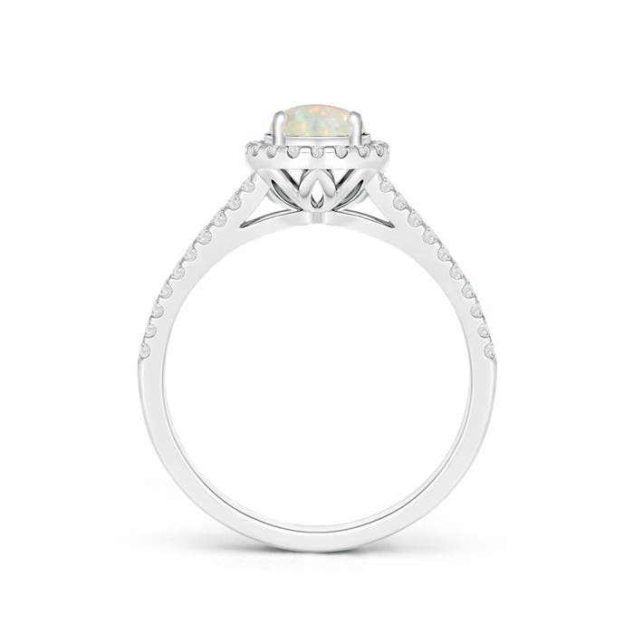 AAA - Opal / 0.79 CT / 14 KT White Gold