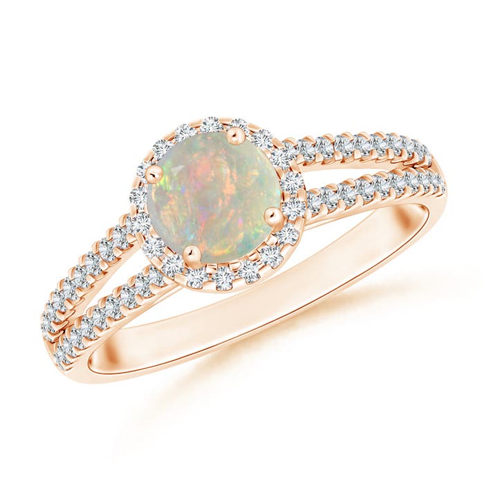 AAAA - Opal / 0.79 CT / 14 KT Rose Gold