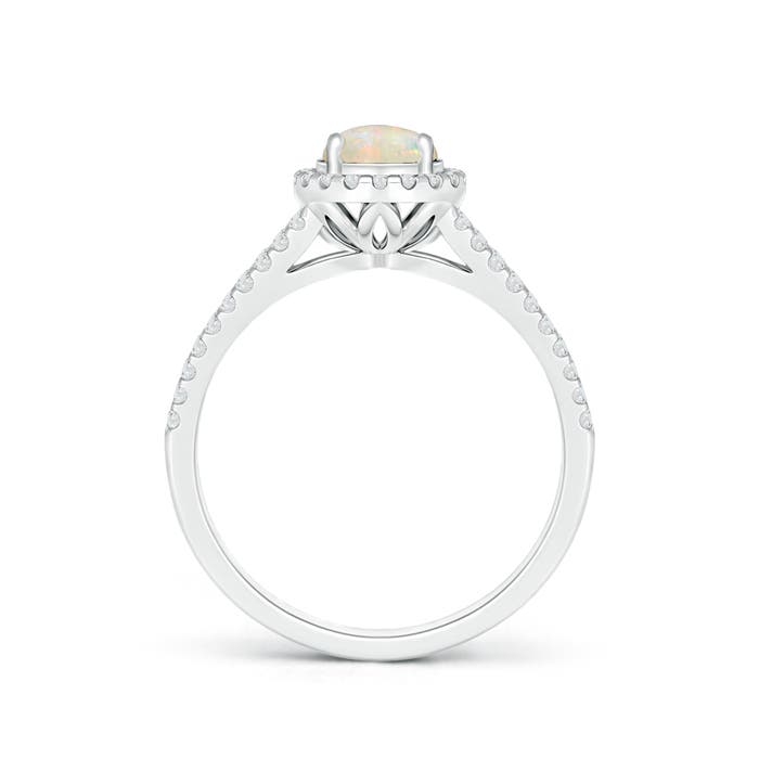 AAAA - Opal / 0.79 CT / 14 KT White Gold