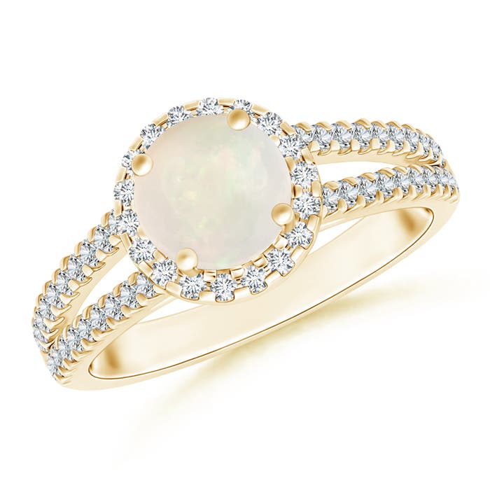 A - Opal / 1.21 CT / 14 KT Yellow Gold