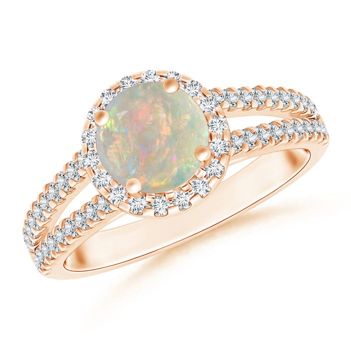 AAAA - Opal / 1.21 CT / 14 KT Rose Gold