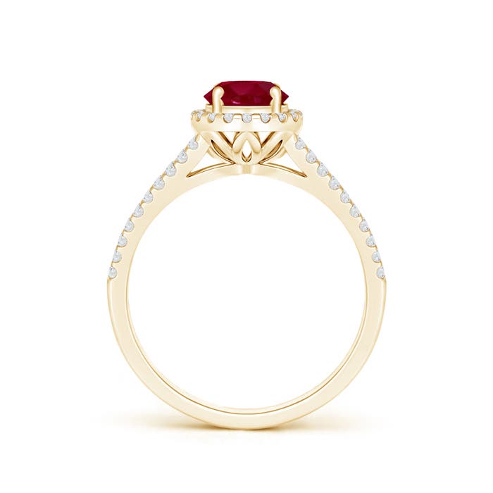 AA - Ruby / 1.29 CT / 14 KT Yellow Gold