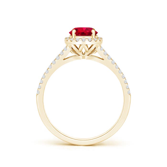 AAA - Ruby / 1.29 CT / 14 KT Yellow Gold