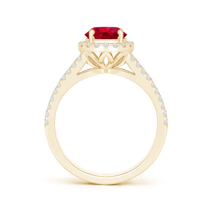 AAA - Ruby / 1.86 CT / 14 KT Yellow Gold