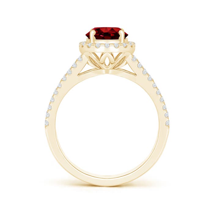 AAAA - Ruby / 1.86 CT / 14 KT Yellow Gold