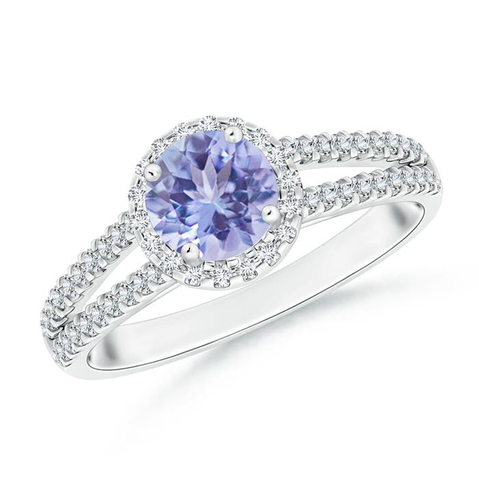 A - Tanzanite / 1.19 CT / 14 KT White Gold