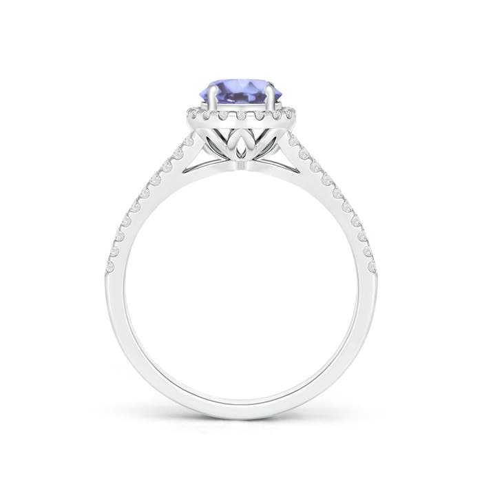 A - Tanzanite / 1.19 CT / 14 KT White Gold