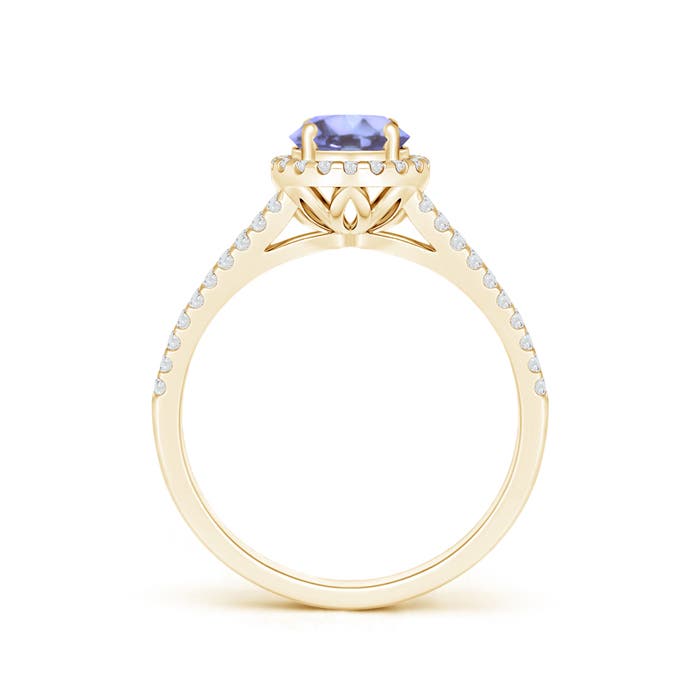 A - Tanzanite / 1.19 CT / 14 KT Yellow Gold