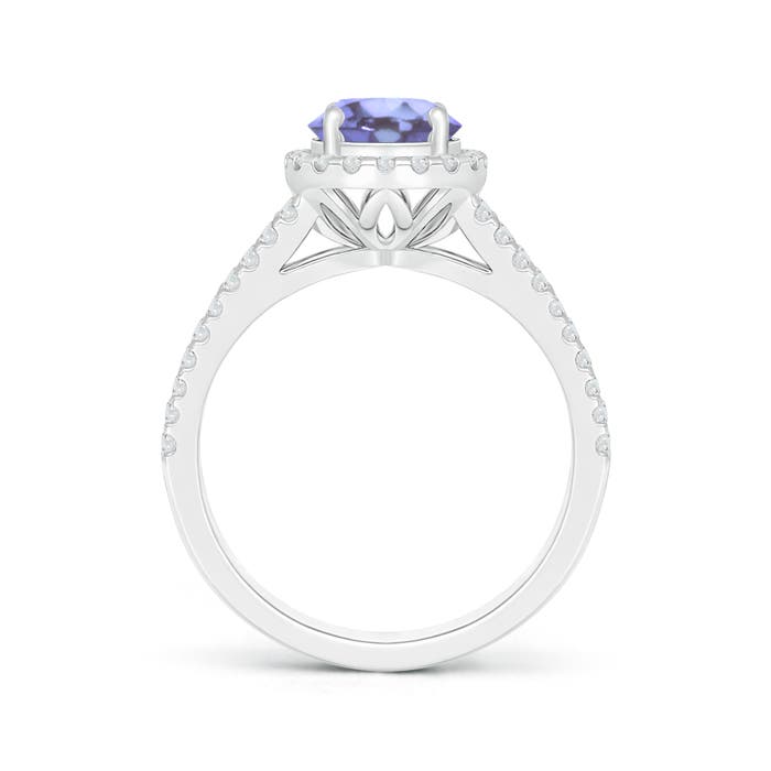 A - Tanzanite / 1.91 CT / 14 KT White Gold