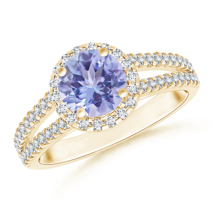 A - Tanzanite / 1.91 CT / 14 KT Yellow Gold