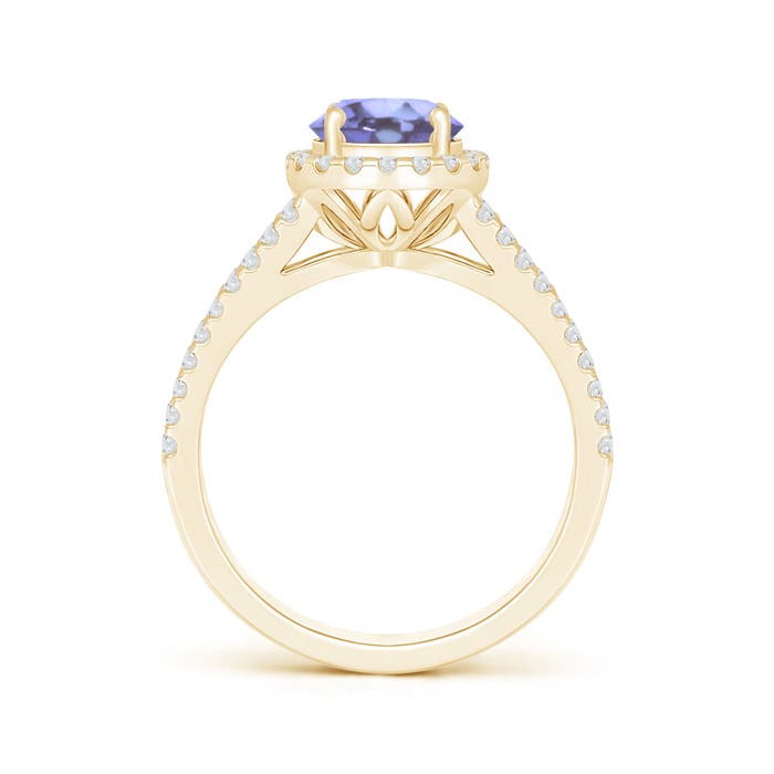 A - Tanzanite / 1.91 CT / 14 KT Yellow Gold