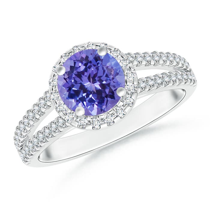 AA - Tanzanite / 1.91 CT / 14 KT White Gold