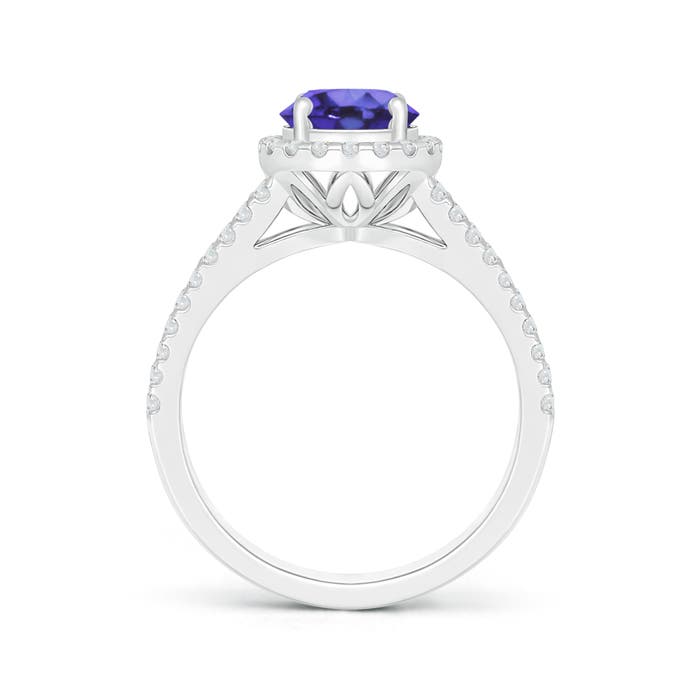 AA - Tanzanite / 1.91 CT / 14 KT White Gold