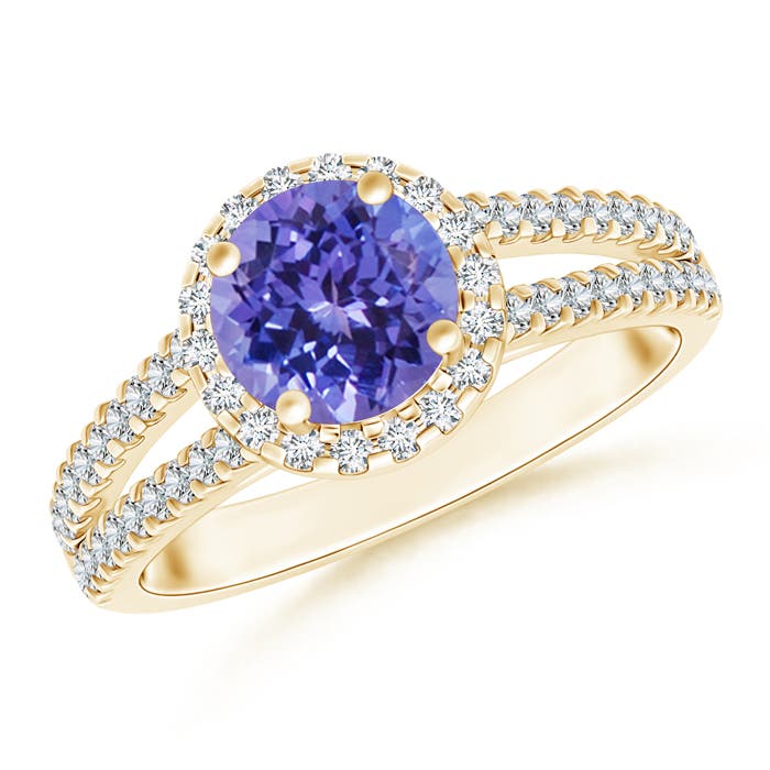 AA - Tanzanite / 1.91 CT / 14 KT Yellow Gold