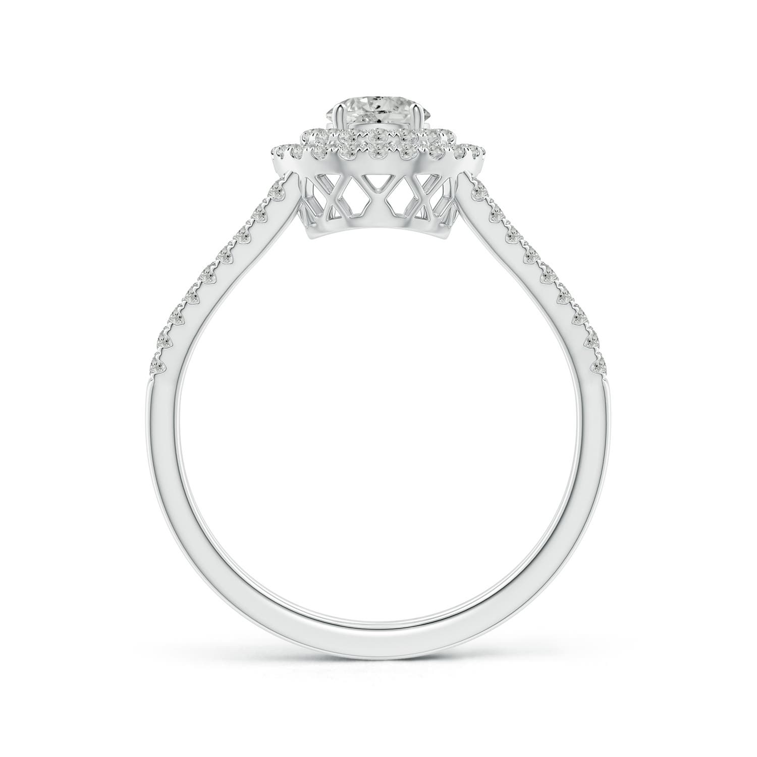 K, I3 / 0.74 CT / 14 KT White Gold