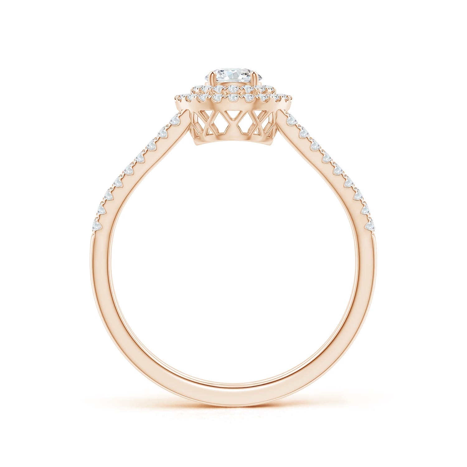 G, VS2 / 0.49 CT / 14 KT Rose Gold