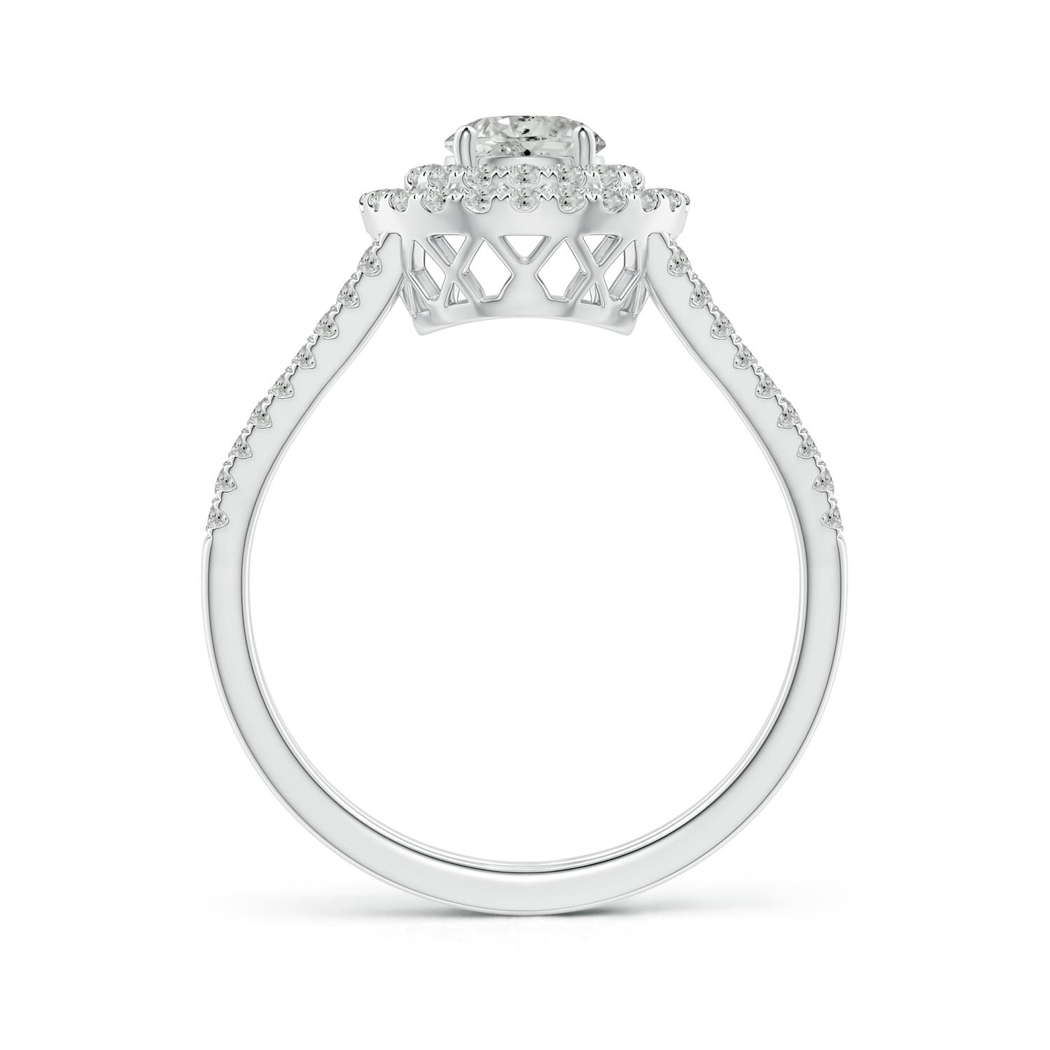 K, I3 / 0.91 CT / 14 KT White Gold