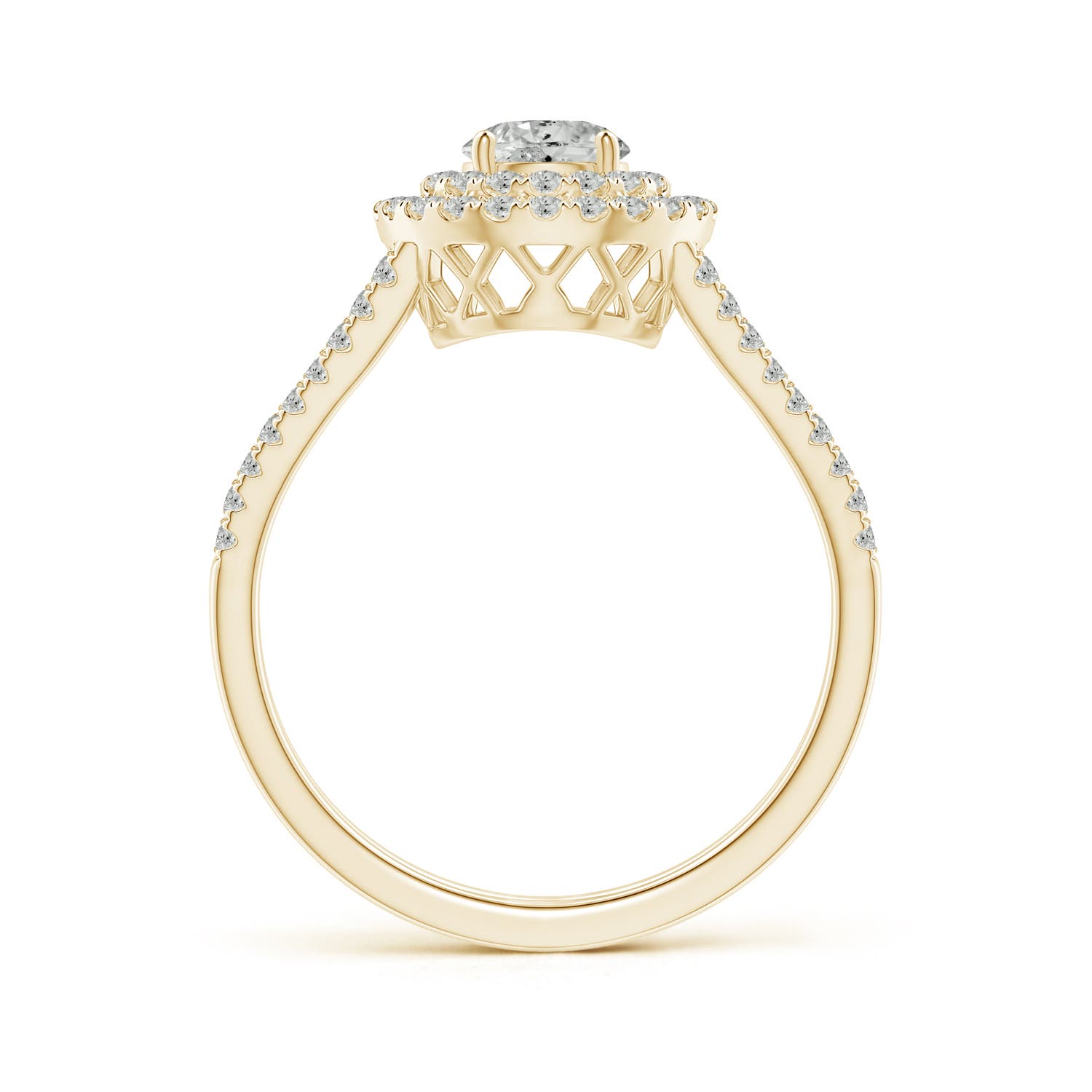 K, I3 / 0.91 CT / 14 KT Yellow Gold