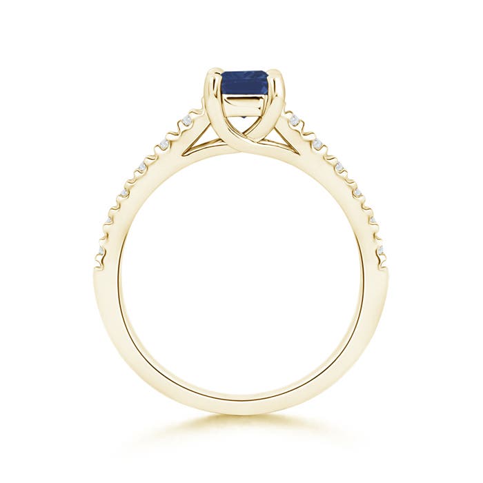 A - Blue Sapphire / 0.57 CT / 14 KT Yellow Gold