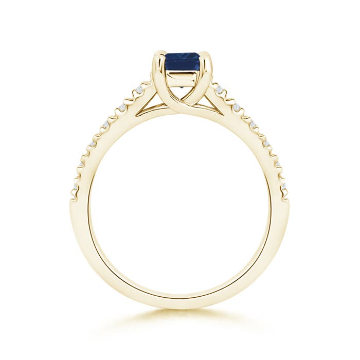 AA - Blue Sapphire / 0.57 CT / 14 KT Yellow Gold