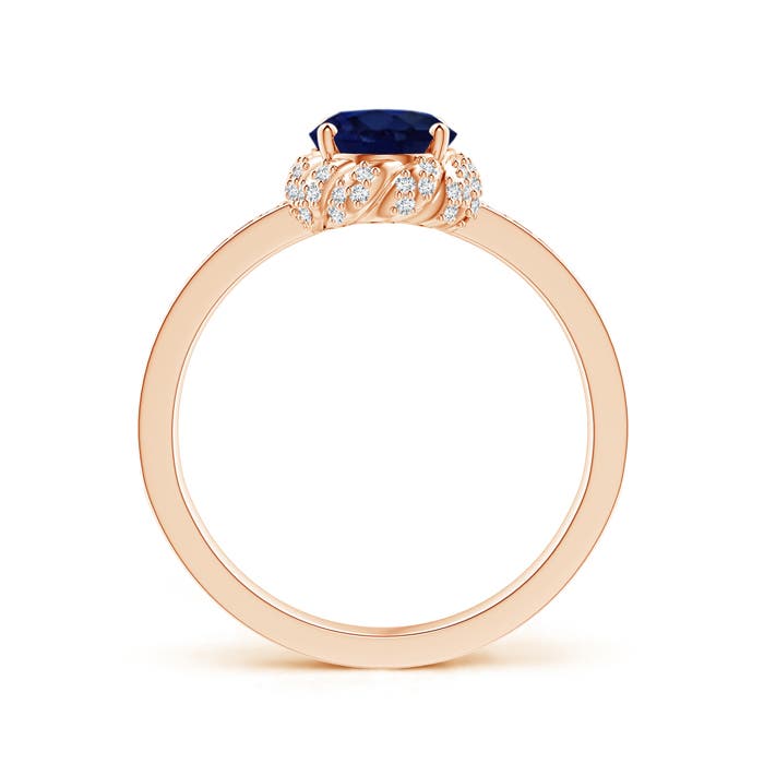 A - Blue Sapphire / 1.82 CT / 14 KT Rose Gold