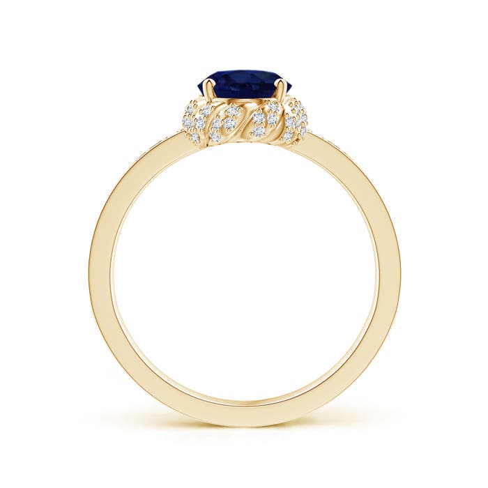 A - Blue Sapphire / 1.82 CT / 14 KT Yellow Gold