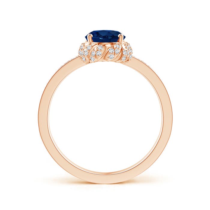 AA - Blue Sapphire / 1.82 CT / 14 KT Rose Gold