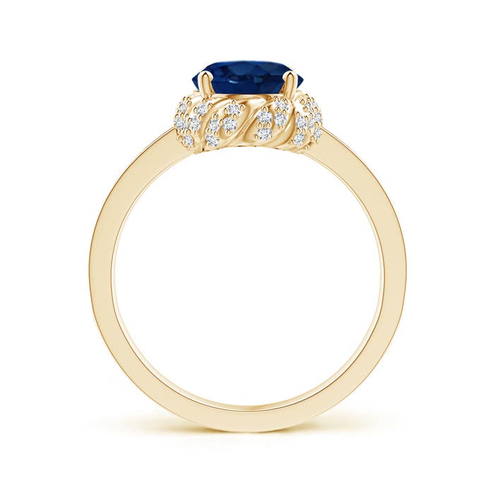 AA - Blue Sapphire / 2.27 CT / 14 KT Yellow Gold