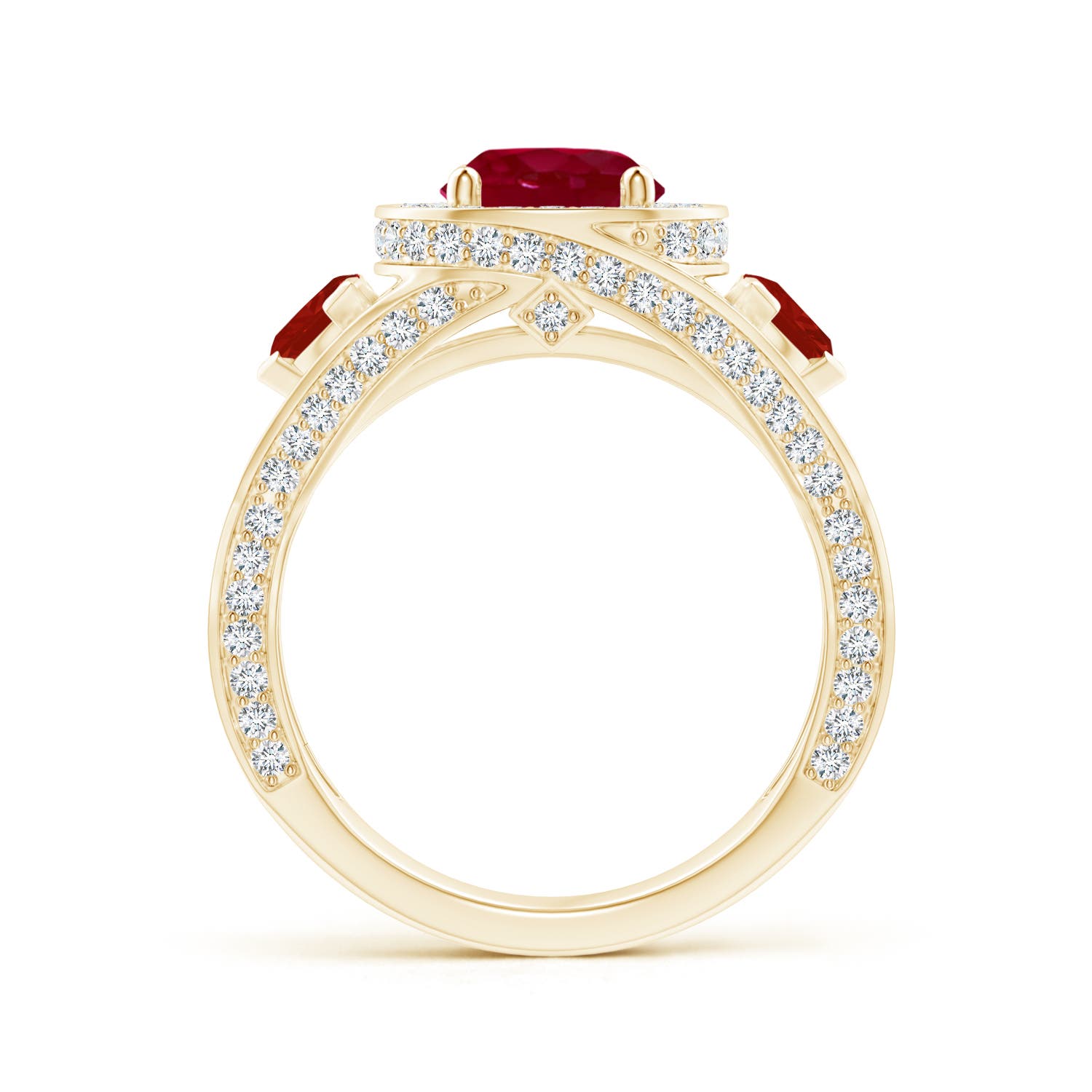 AA - Ruby / 2.85 CT / 14 KT Yellow Gold