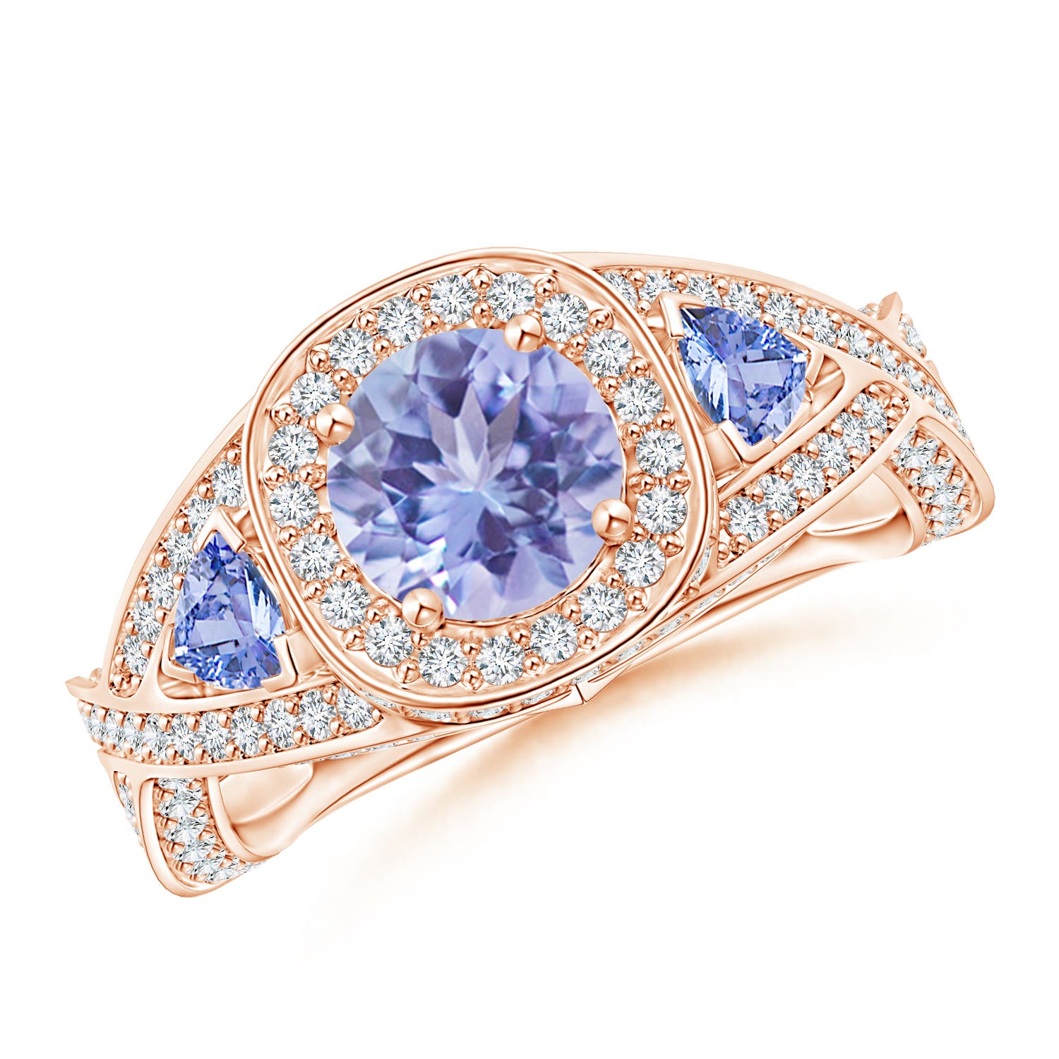 A - Tanzanite / 1.99 CT / 14 KT Rose Gold